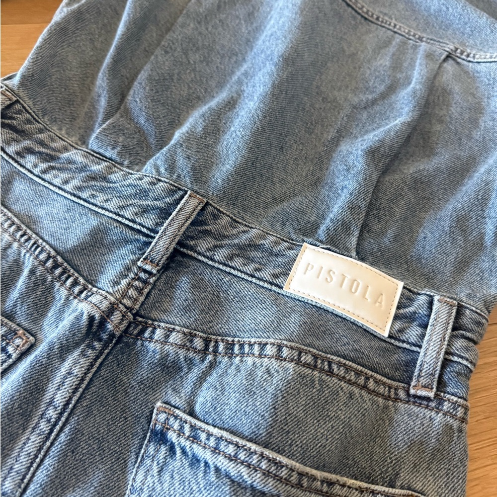 NWT Pistola Nina Long Sleeve Denim Shirtdress Small - Picture 7 of 7